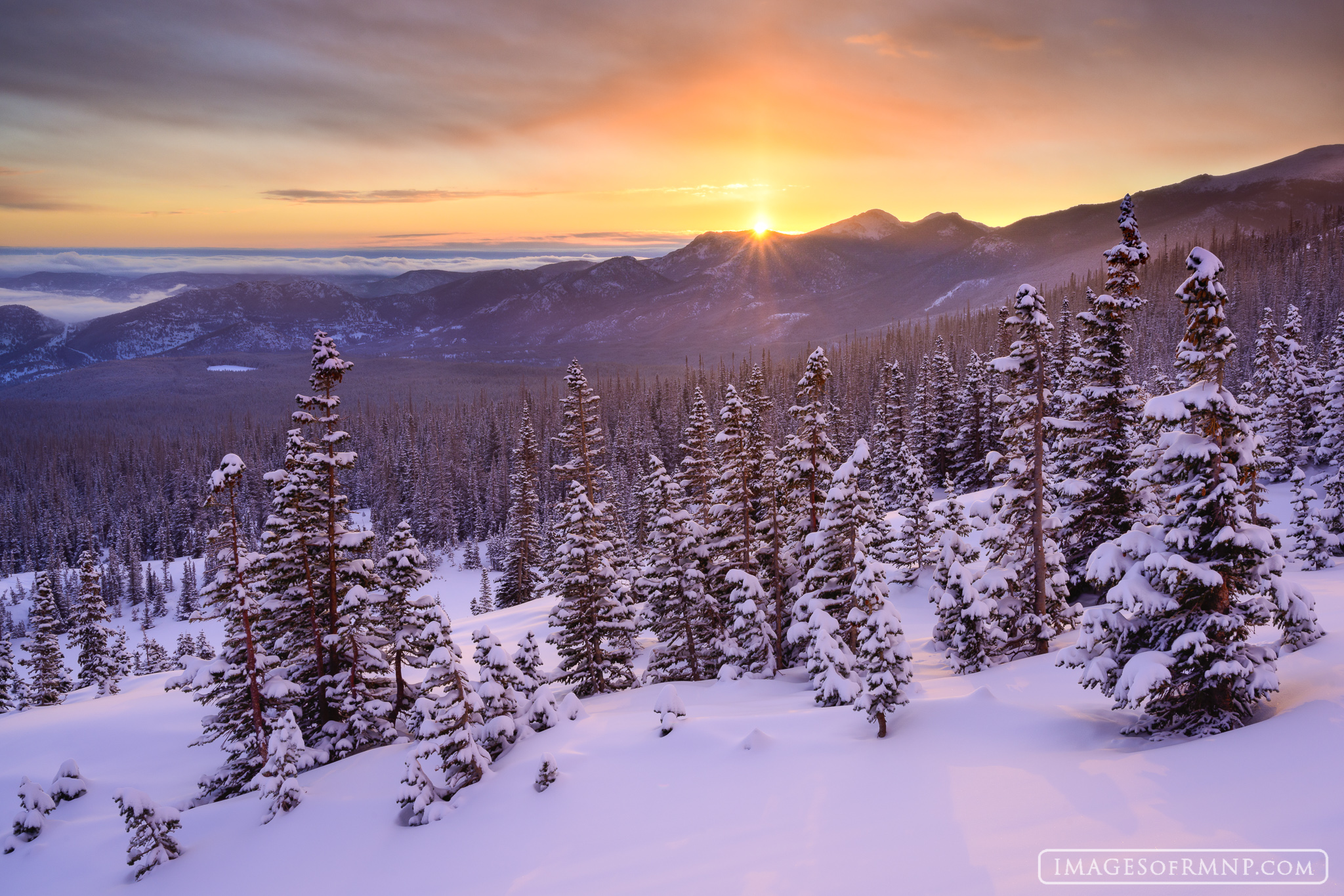 Winter. Image of Rocky Mountain National Park