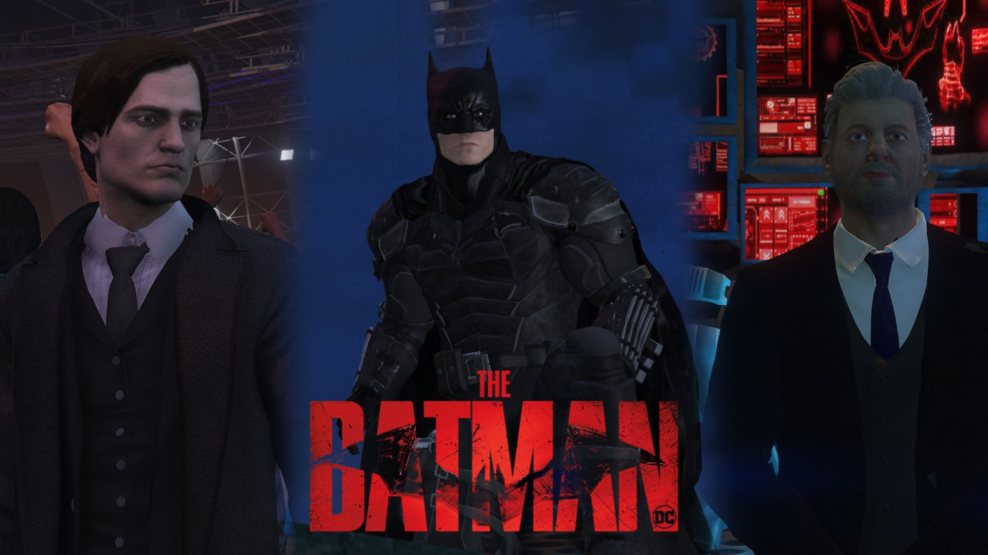 Bruce And Alfred: The Batman 2022 Set(Addon Peds)