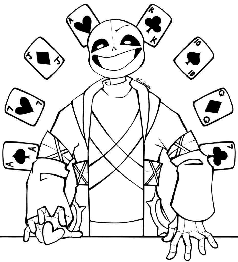 Hand you're dealt [Godverse Fanart]. Undertale AUs Amino