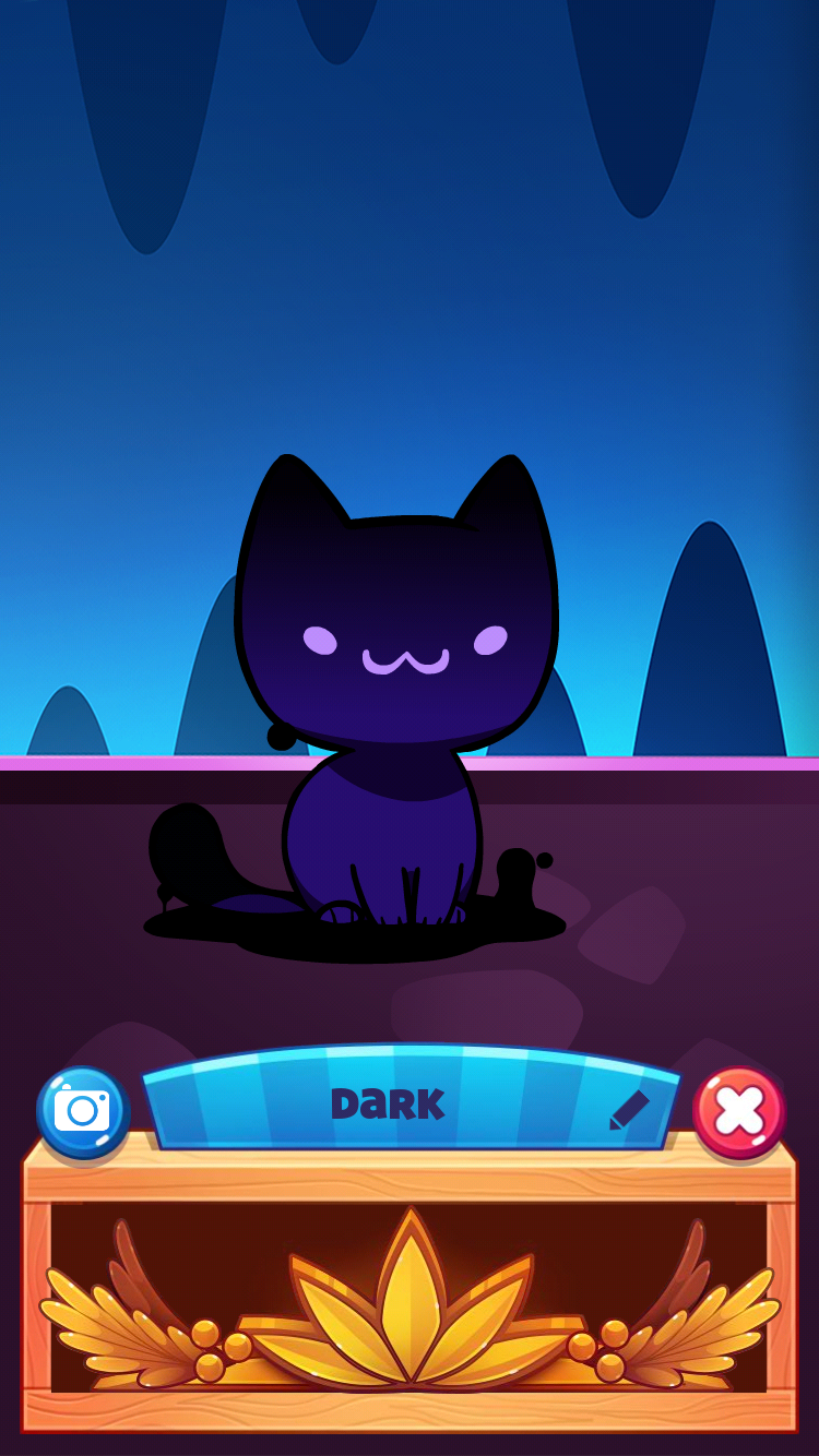 Dark. Cat Game Cat Collector!