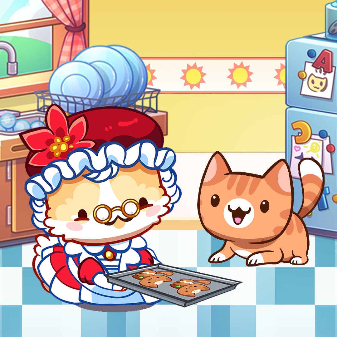 Cat Game a Twitter: Cookies! Who else loves eating all the cookies Santa left behind?