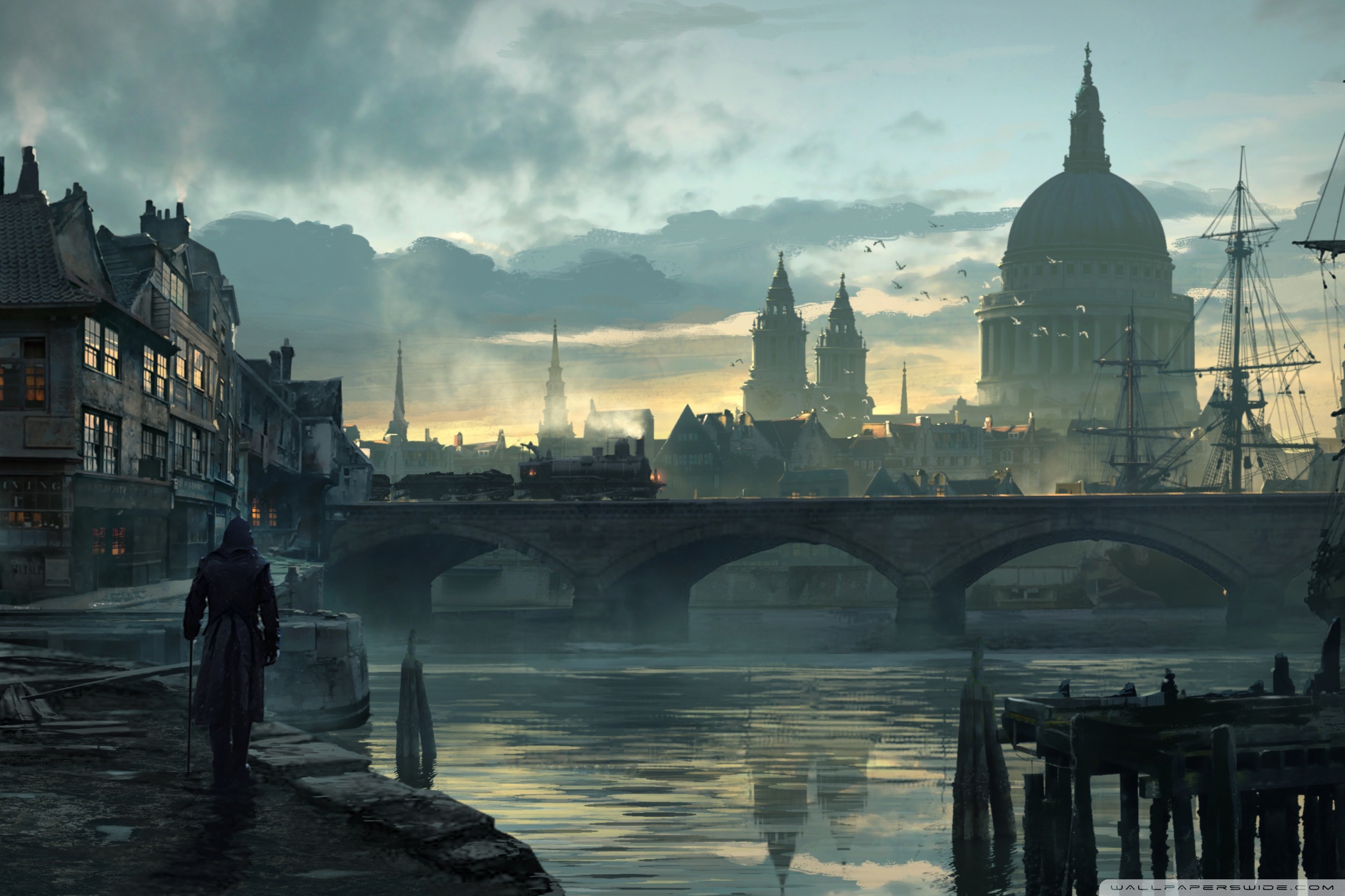 Assassin's Creed Syndicate City of London 2015 game Ultra HD Desktop Background Wallpaper for 4K UHD TV, Widescreen & UltraWide Desktop & Laptop, Tablet