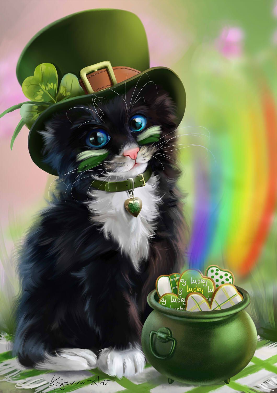 cute little saint patricks day animals