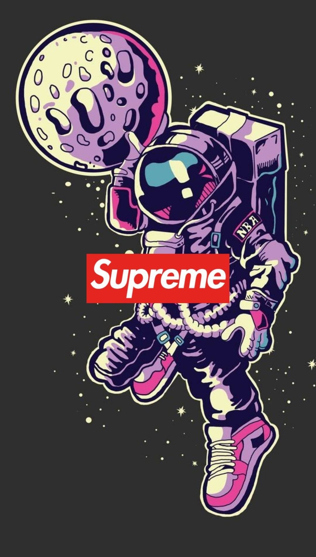 Supreme Astronaut Wallpaper Free HD Wallpaper