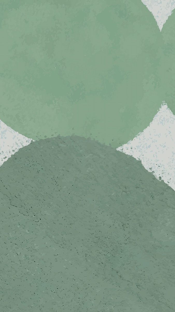 Round green circle phone background vector. premium image / marinemynt. Green landscape, Green background, Pastel background