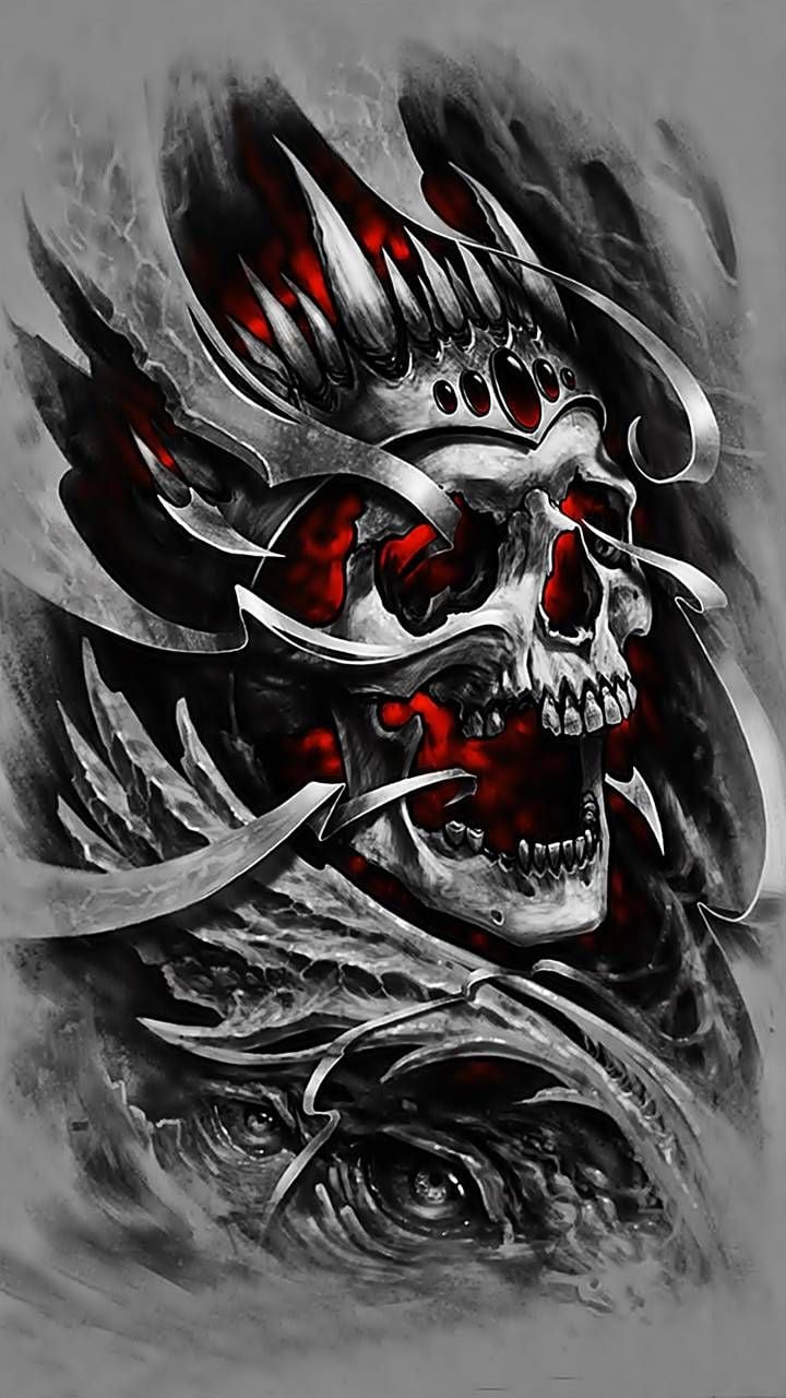 Download skull 3D Wallpaper by susbulut now. Browse millions of popular anime Wallpaper and. Skull wallpaper, Skull artwork, Skull stencil