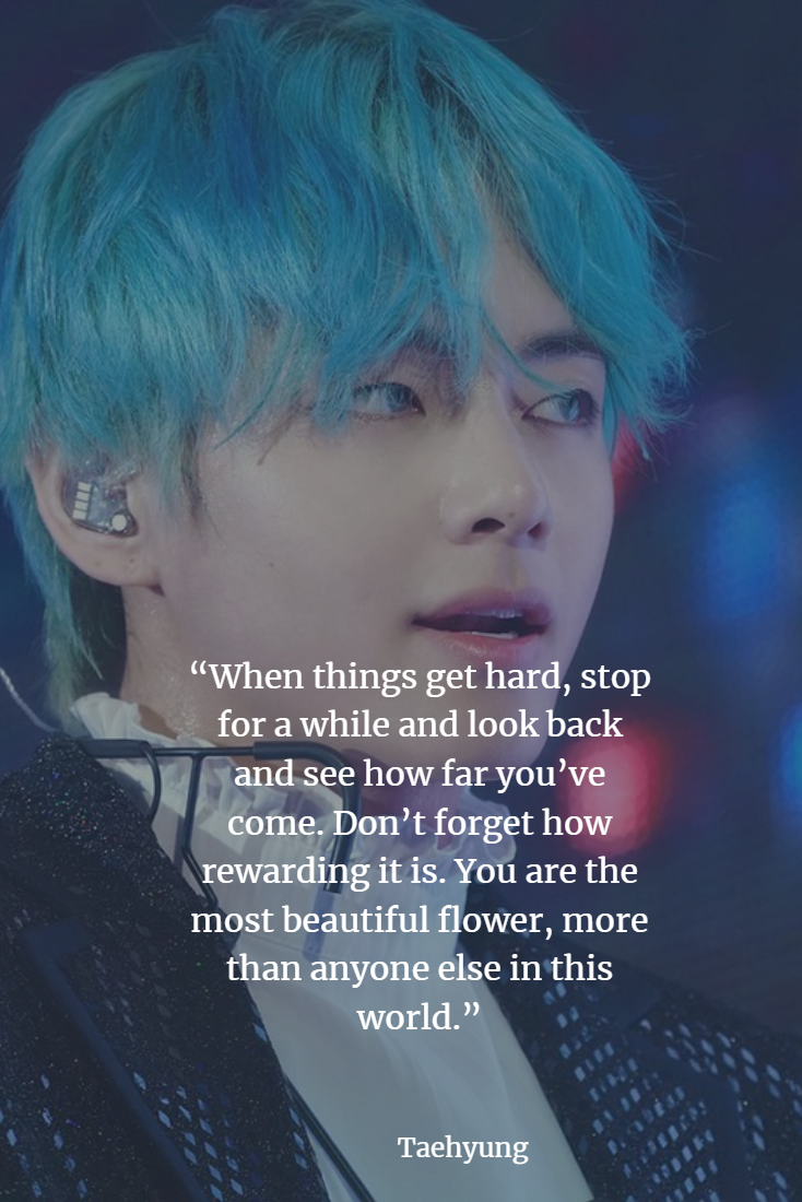 BTS V Quotes Wallpapers - Wallpaper Cave