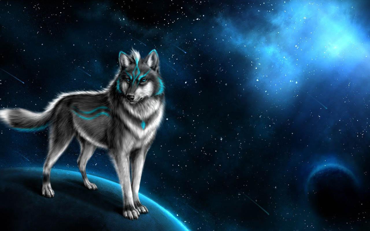Anime wolf wallpaper