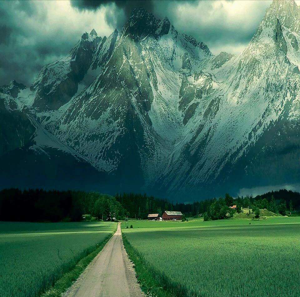 The French alps look straight out of Lord of the Rings