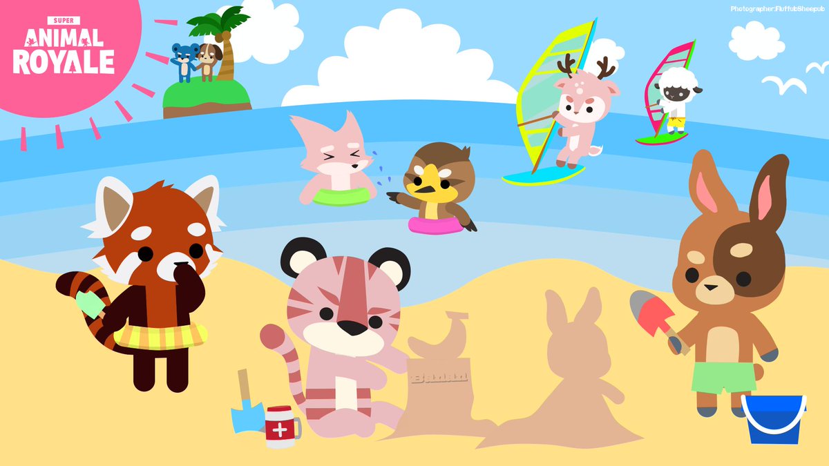 Super Animal Royale Out These Super Adorable (and Non Violent) Wallpaper That Fluffub Made. She Even Has Some Phone Wallpaper Available!