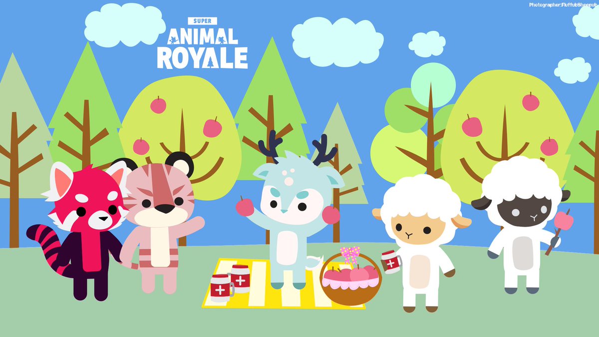 Super Animal Royale Out These Super Adorable (and Non Violent) Wallpaper That Fluffub Made. She Even Has Some Phone Wallpaper Available!
