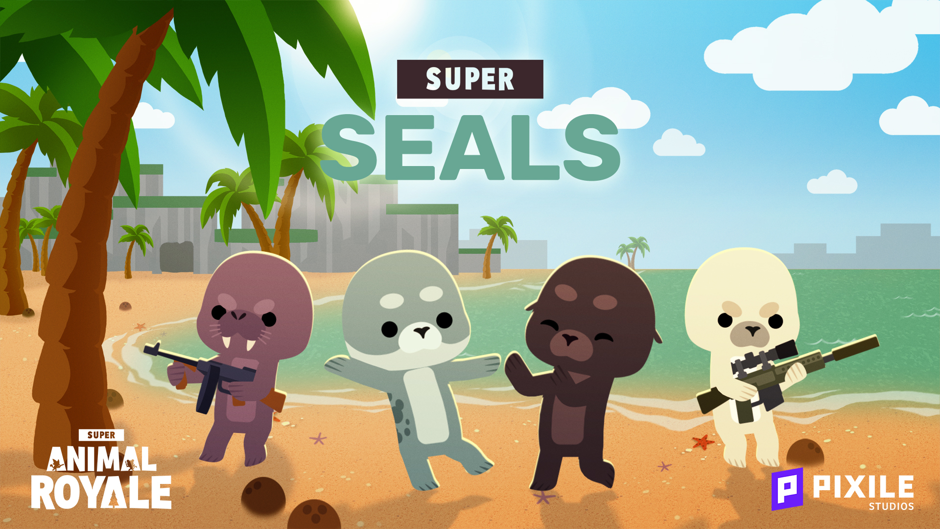 Super Animal Royale.96.6: Super Seals Arrive in the Research Lab