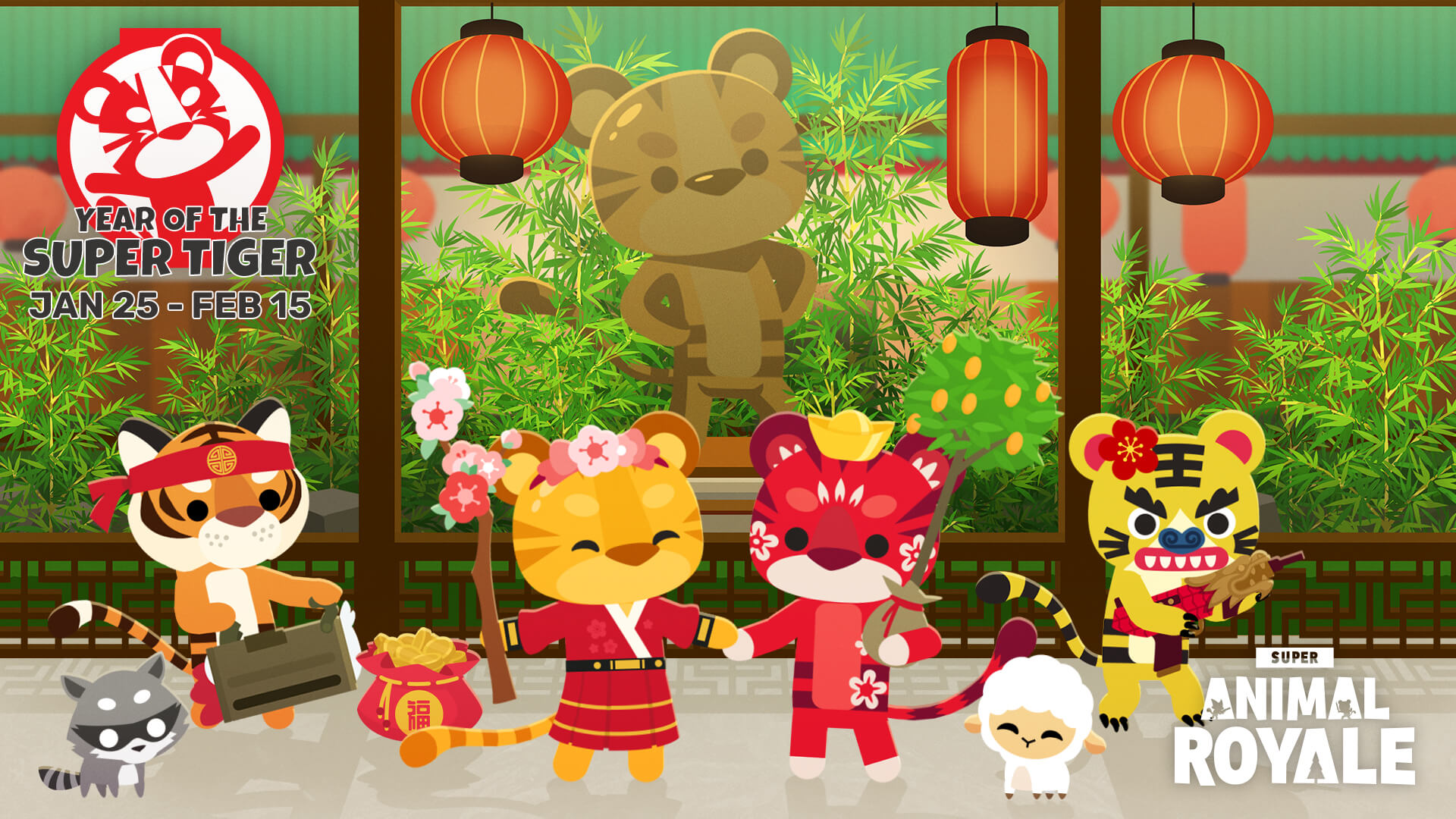 Super Animal Royale.3 New BCG Weapon, Lunar New Year Event, New Mini Pets and more