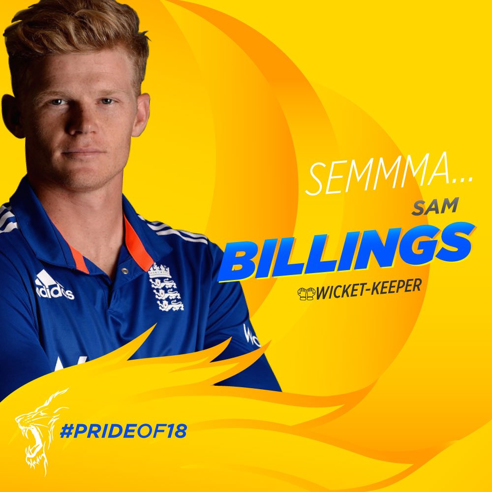 Sam Billings excited to be joining such a great franchise ! The den