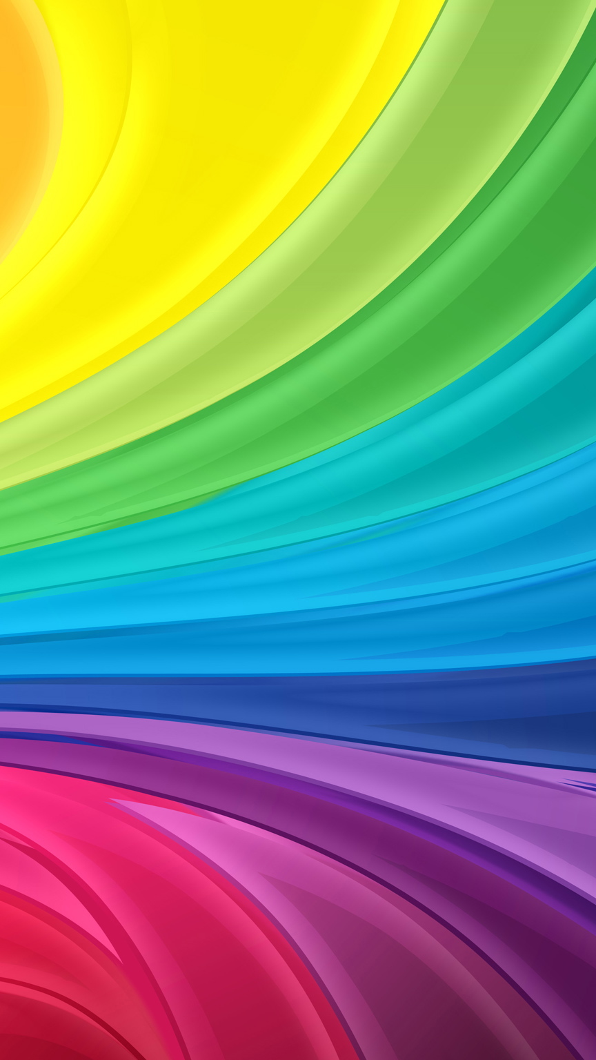 Rainbow Swirl iPhone Wallpaper Free Download