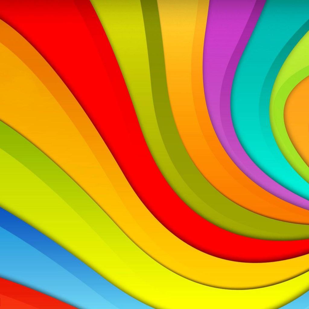 Rainbow Swirls Wallpaper & Background Download