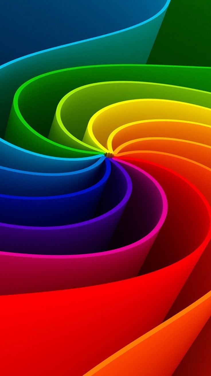 3D Abstract Colorful Rainbow Swirl iPhone 6 Wallpaper Wallpaper HD Vertical Wallpaper & Background Download