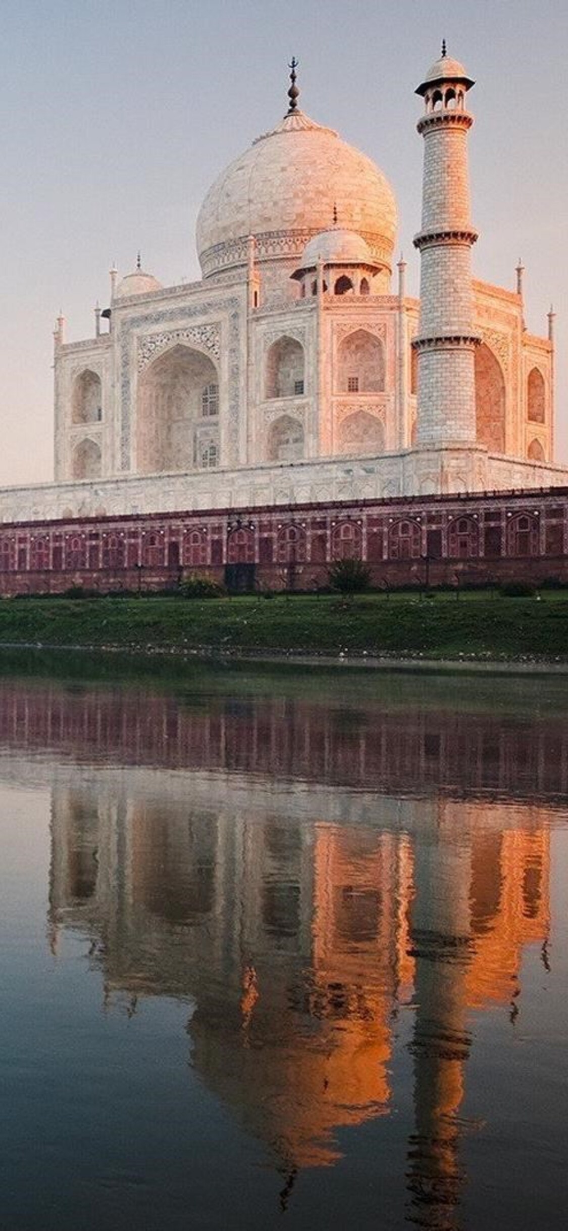 Taj Mahal River iPhone XS, iPhone 10, iPhone X HD 4k Wallpaper, Image, Background, Photo and Picture