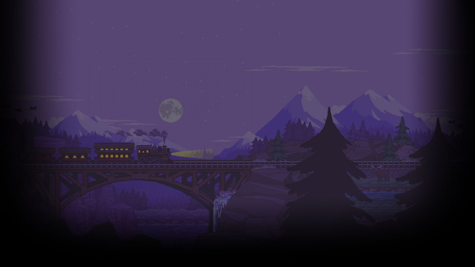 Aesthetic Pixel Art Desktop Widescreen Wallpaper 49279