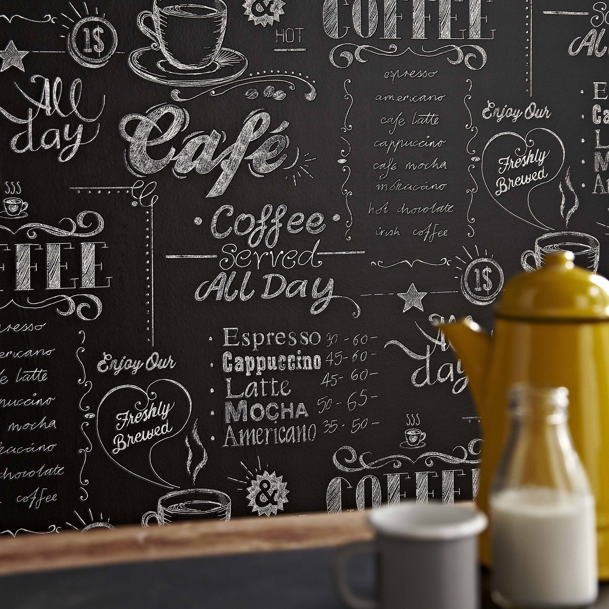 Graham & Brown Mccubbin Coffee Shop 33' L x 20.5 W Wallpaper Roll & Reviews