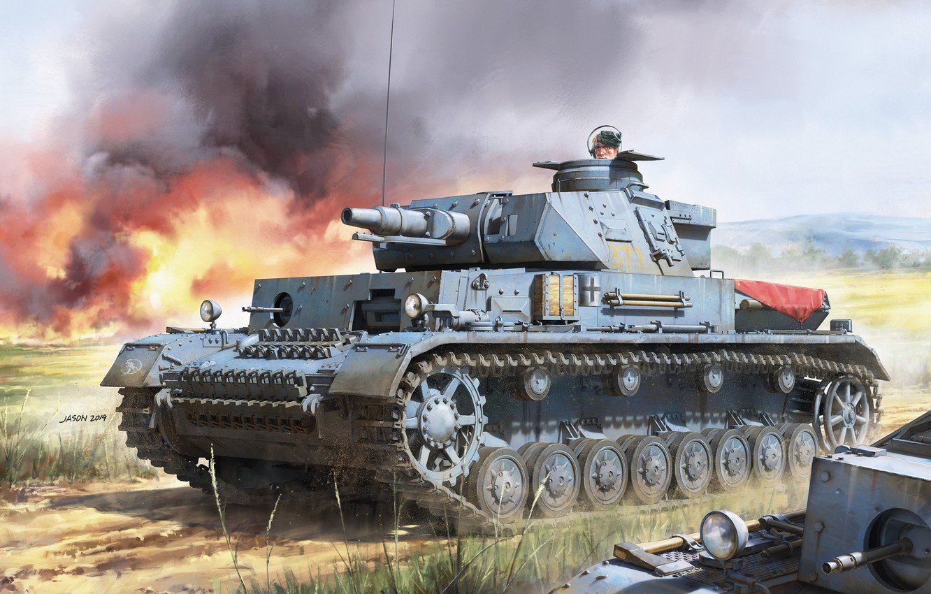Wallpaper Germany, medium tank of the armored forces of the Wehrmacht, Panzerkampfwagen IV Ausf.A