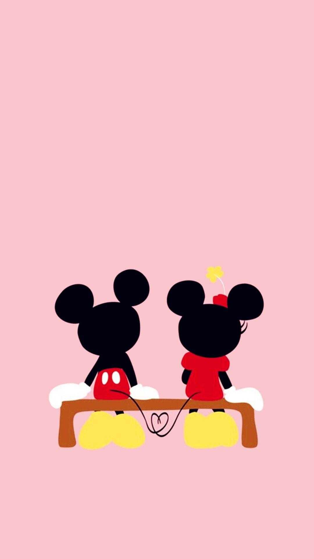 Mickey Mouse Disney Aesthetic  Baby Minnie  Idea iPhone Color Schemes  Aesthetic Cartoon Disney HD phone wallpaper  Peakpx