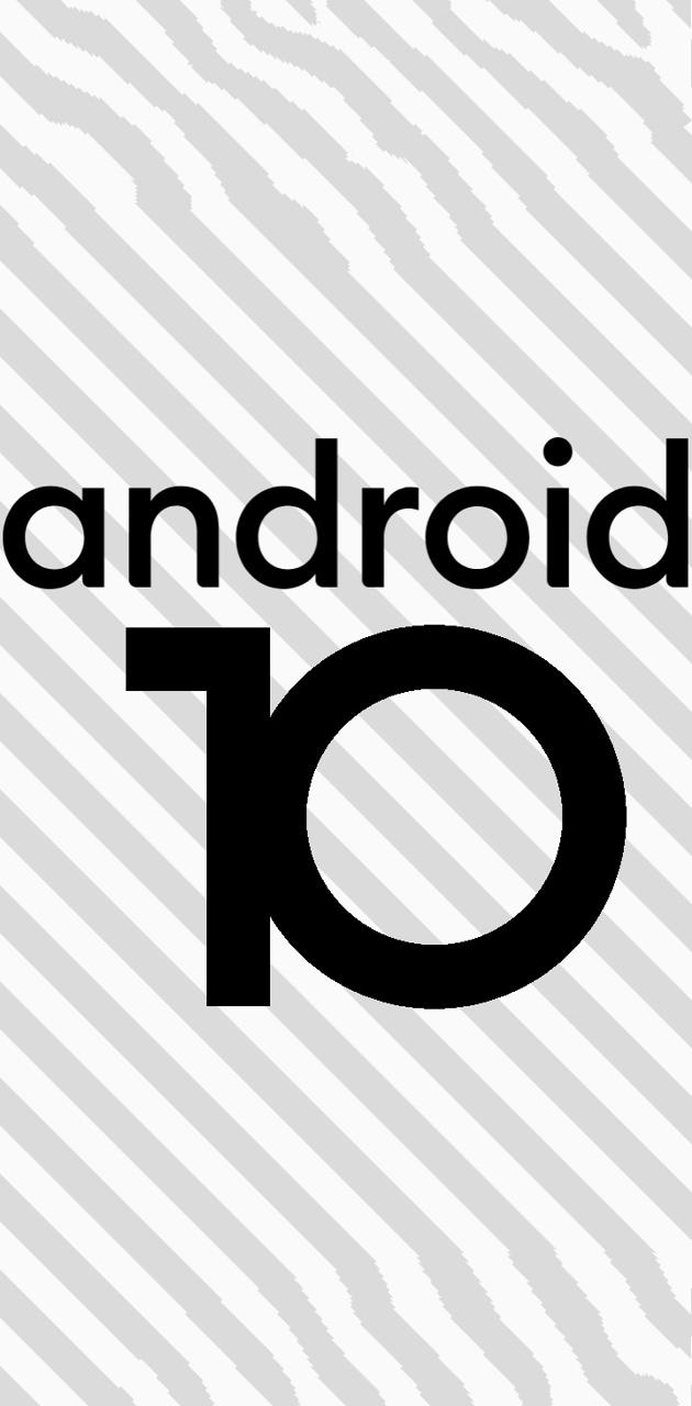 Android 10 logo wallpaper