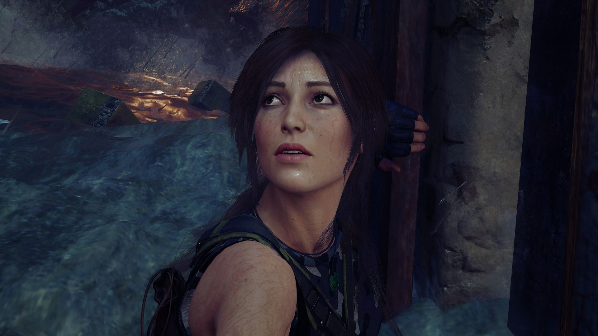 Shadow of the tomb raider, video game, lara croft, 2018 wallpaper, HD image, picture, background, de42f4