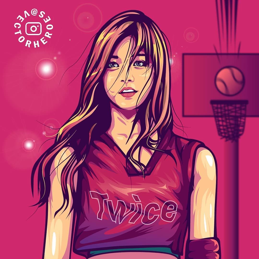 vectorheroes's Instagram photo: “3 Points. Chou tzuyu. Get this HD phone wallpaper in our FB page. Special thanks = owner of the reference photo. #tzuyu” 4K