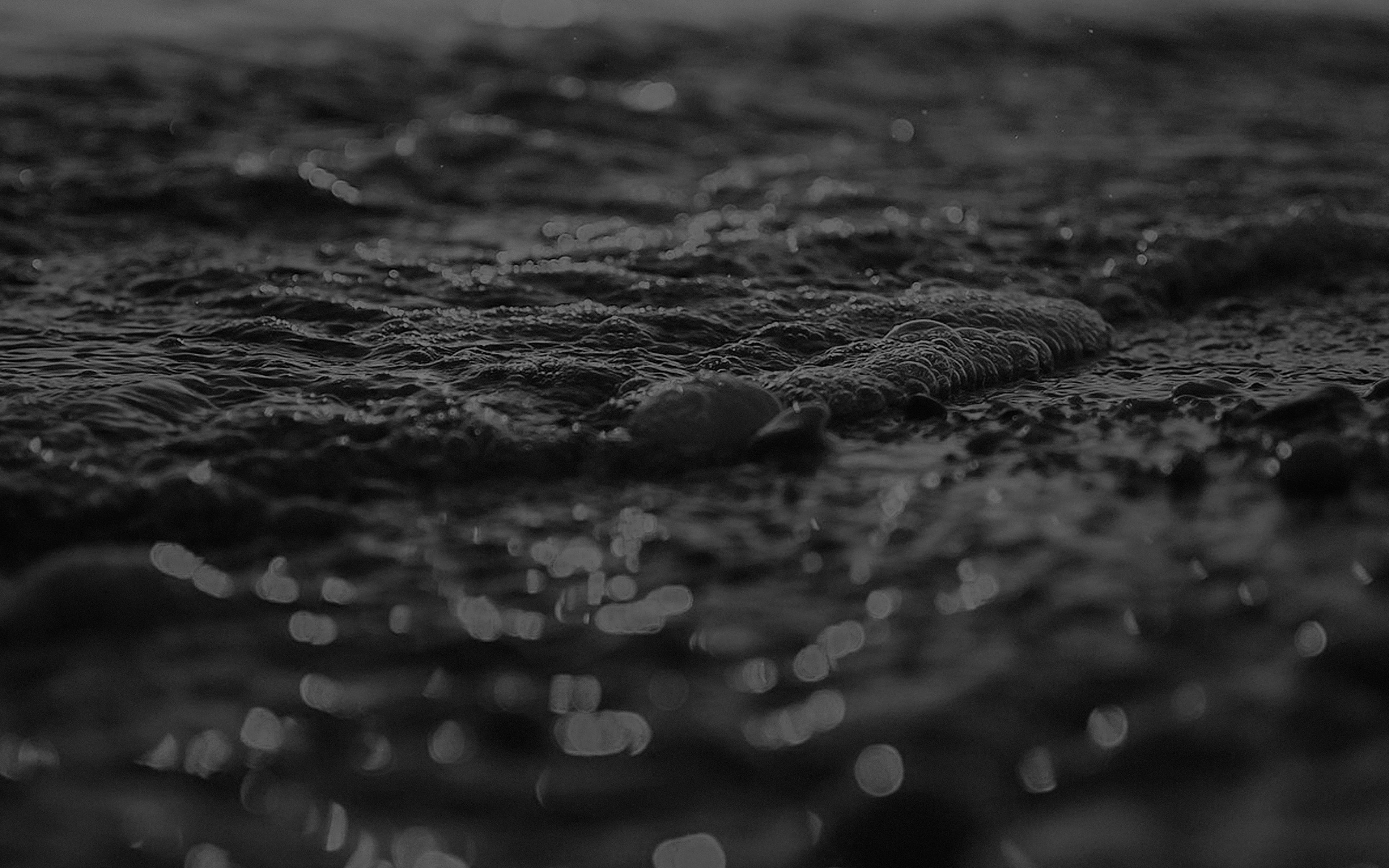 wallpaper for desktop, laptop. sea sunset bokeh wave nature black