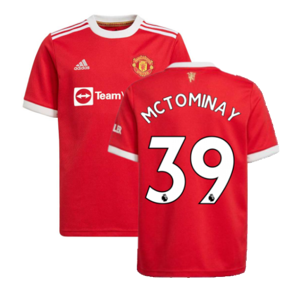 Man Utd 2021 2022 Home Shirt (Kids) (McTOMINAY 39) [GR3778 220954] $113.65 Teamzo.com