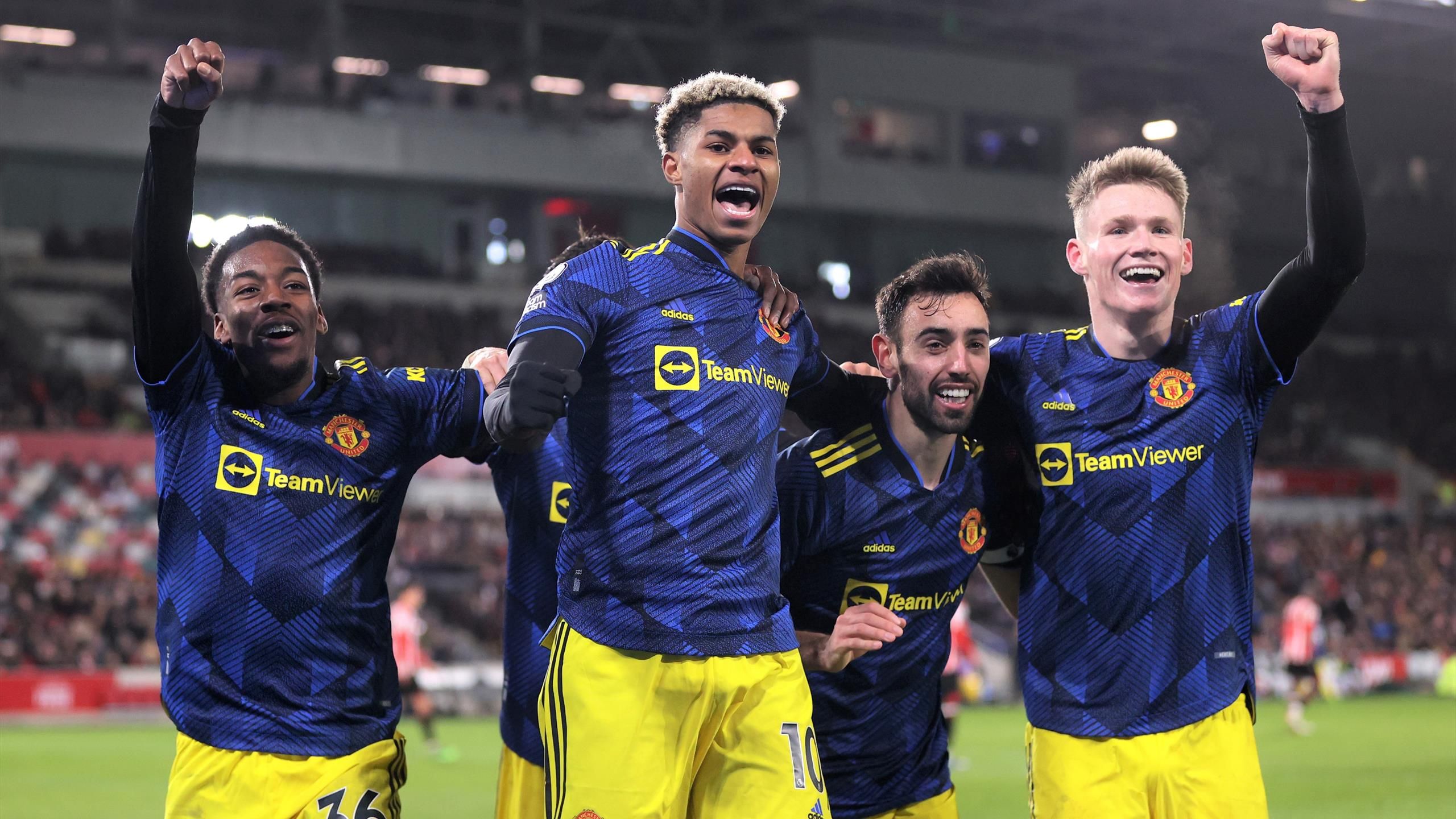 Marcus Rashford Snaps Goal Drought As Manchester United Reignite Top Four Push With Win At Brentford