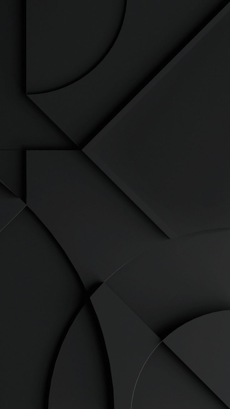 black layers material design dimensional shadows clean abstract. Black wallpaper, Black phone wallpaper, Samsung wallpaper