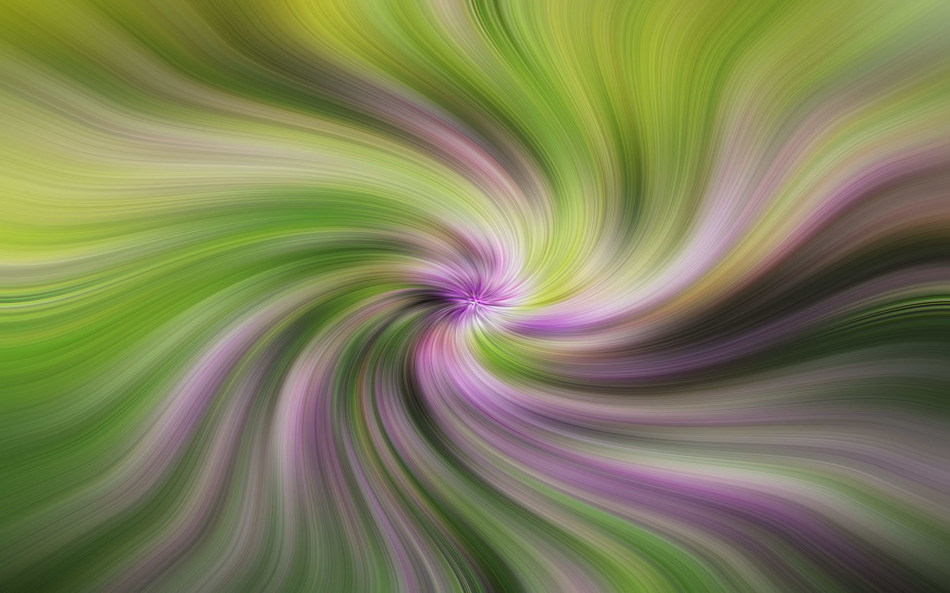 Green and purple swirl Wallpaper 4k Ultra HD
