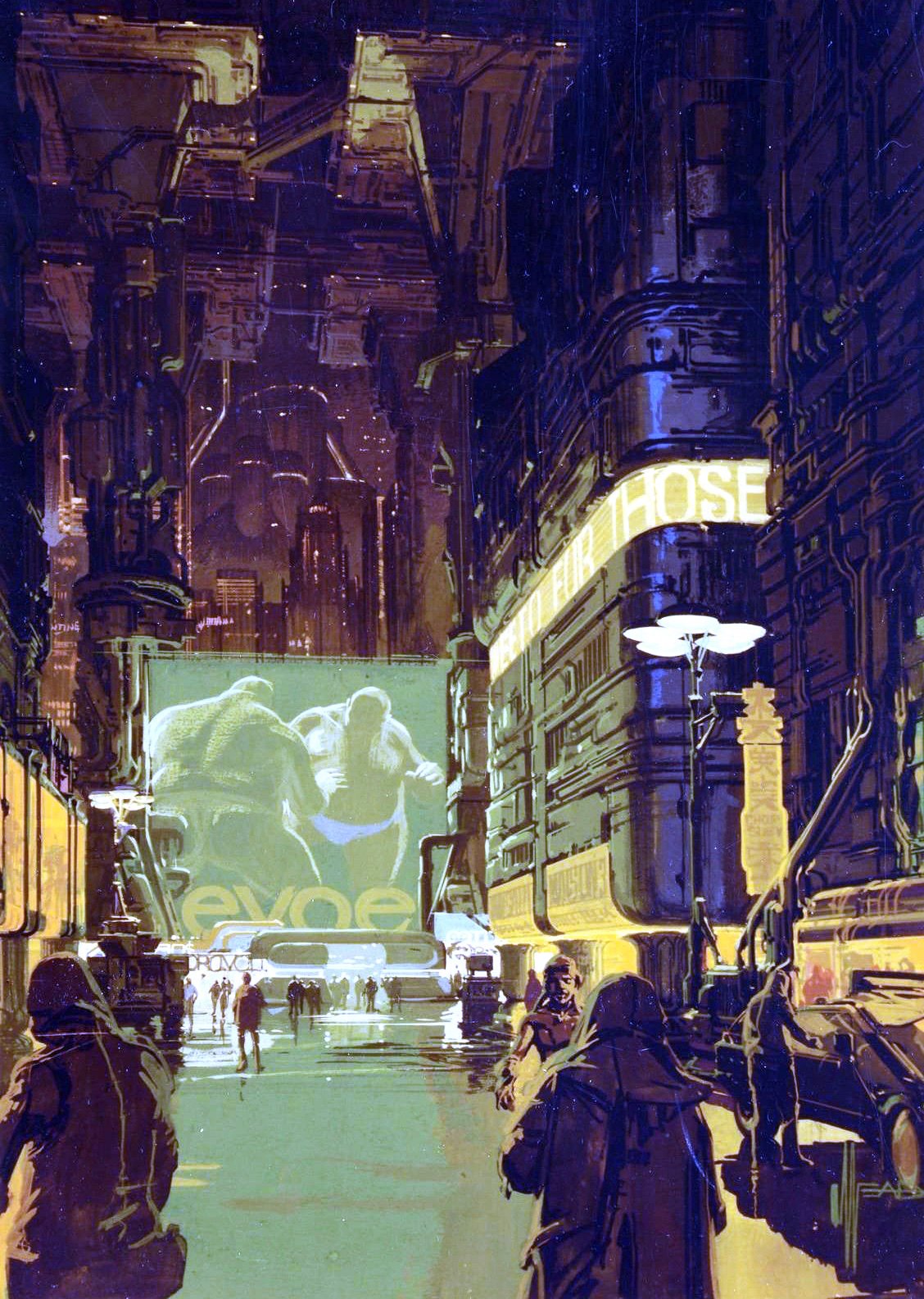 Some more beautiful Concept Art from Syd Mead. This one was my Phone Wallpaper for a while