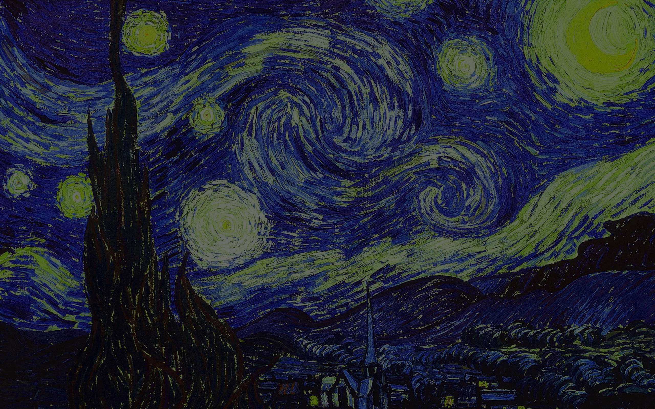 Starry Night van Gogh for PC Wallpaper