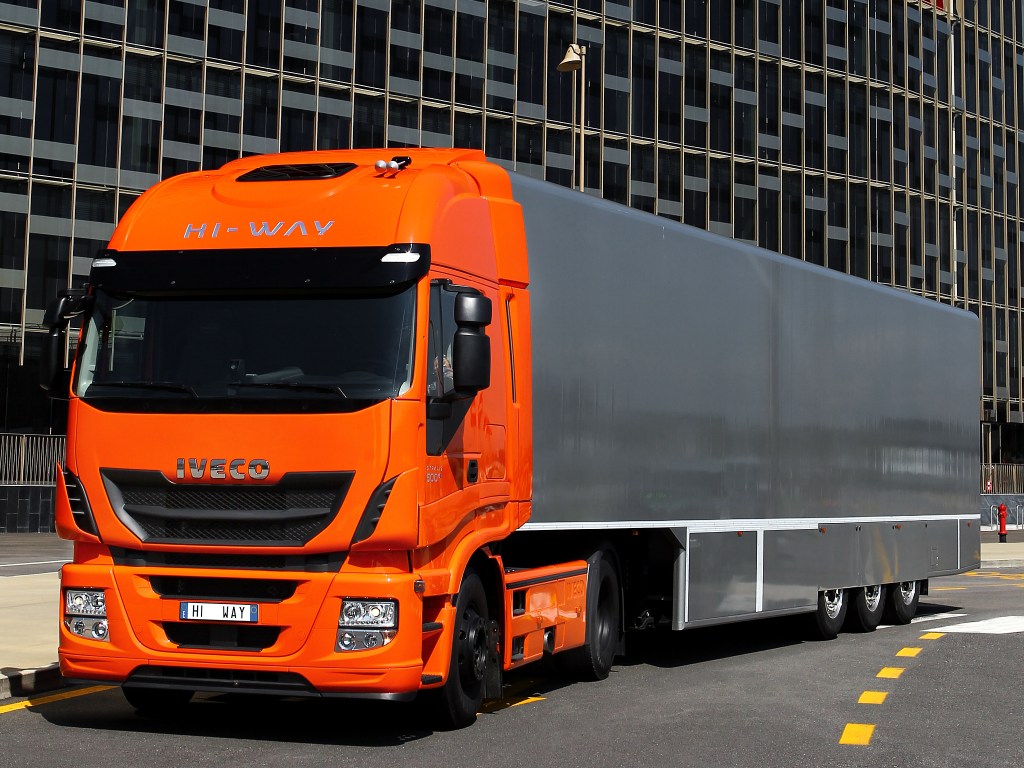 2012, Iveco, Stralis, Hi way, 500, 4x2, Semi, Tractor, Rig, Truck, Transport Wallpaper HD / Desktop and Mobile Background