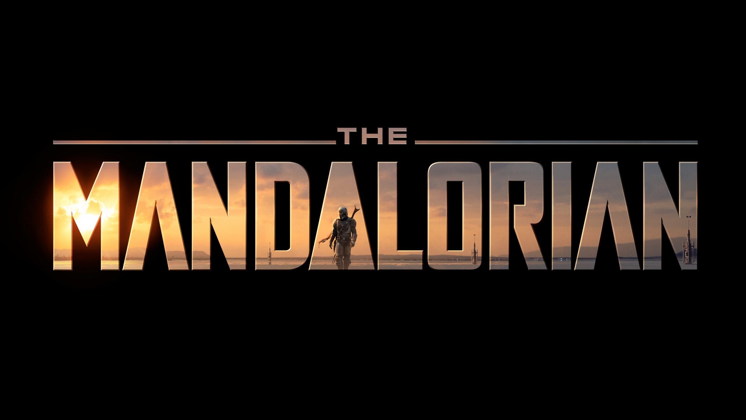 Wallpaper 4k The Mandalorian Logo Wallpaper