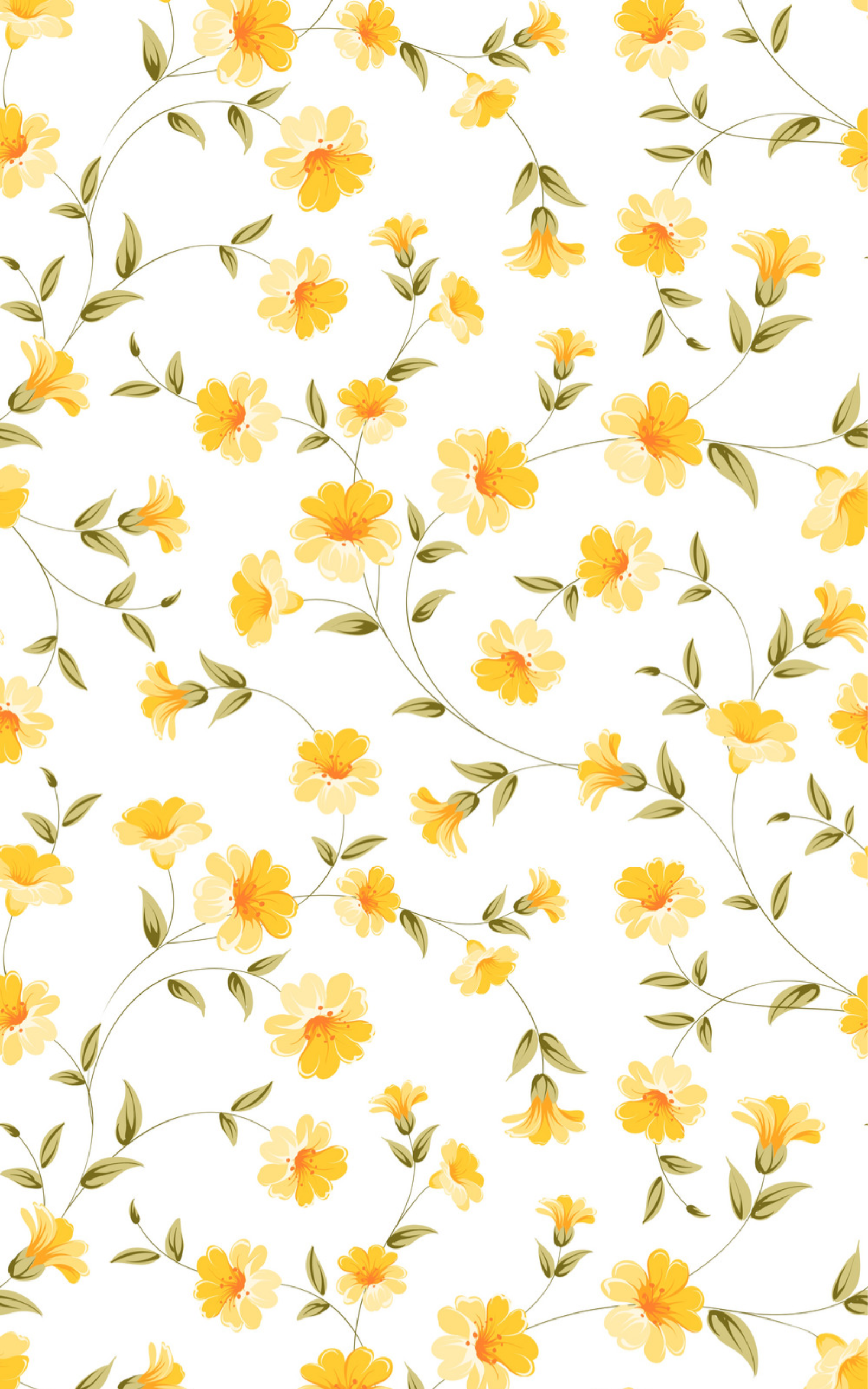 pattern. iPhone wallpaper yellow, Flowery wallpaper, Phone wallpaper image