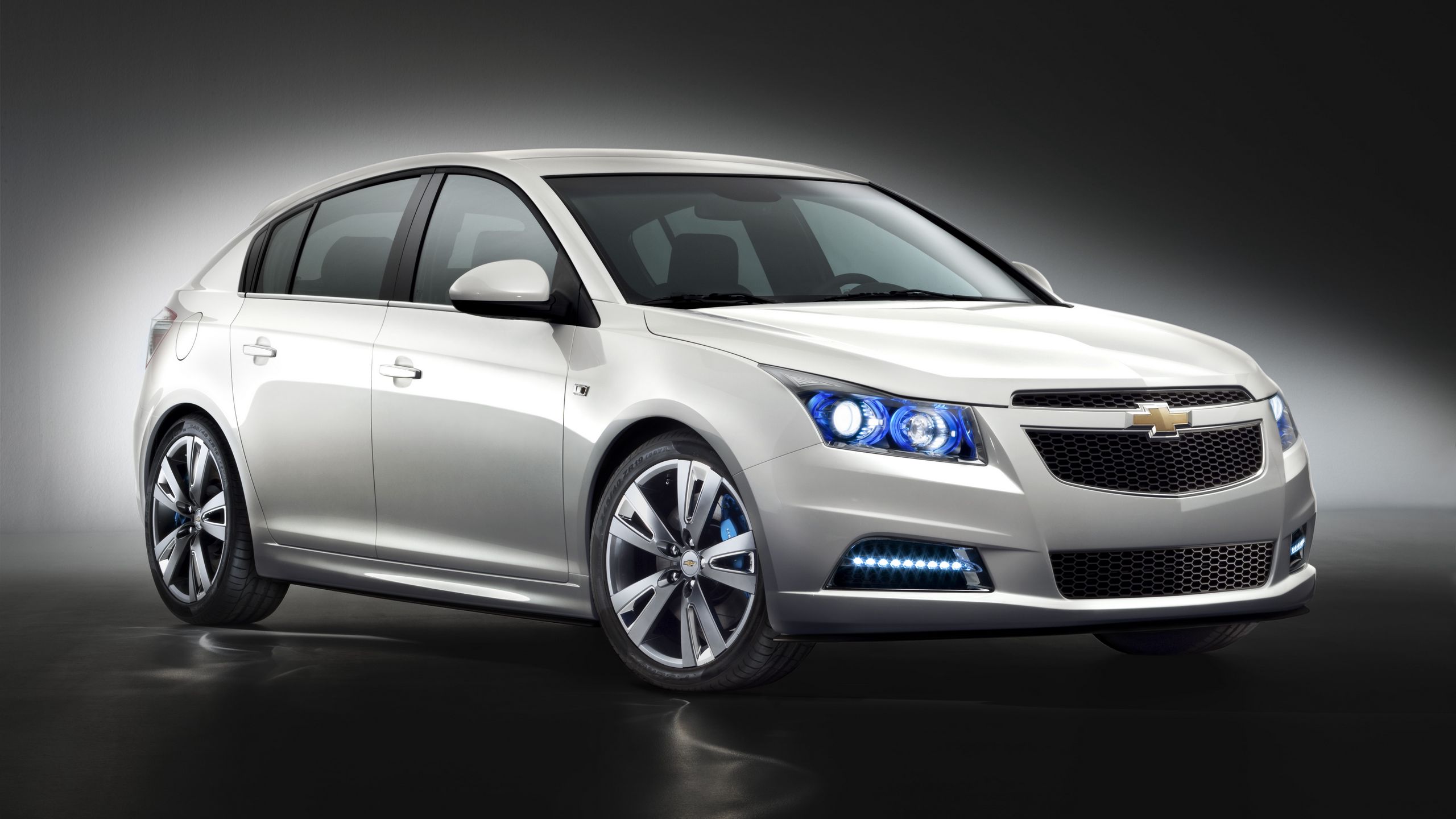 Download wallpaper 2560x1440 chevrolet, cruze, side view, concept widescreen 16:9 HD background