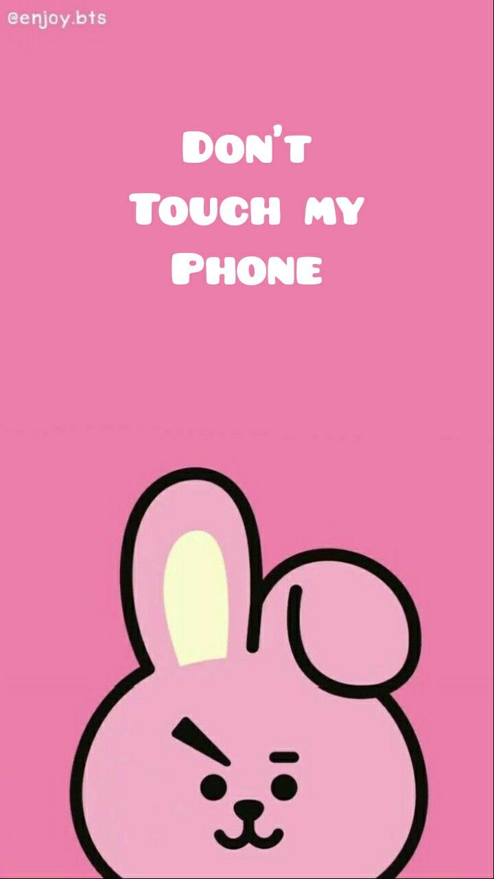 Kookie Wallpaper Bts Jungkook BT21. Dont Touch My Phone Wallpaper, Bts Don't Touch My Phone, Bts Wallpaper Lyrics