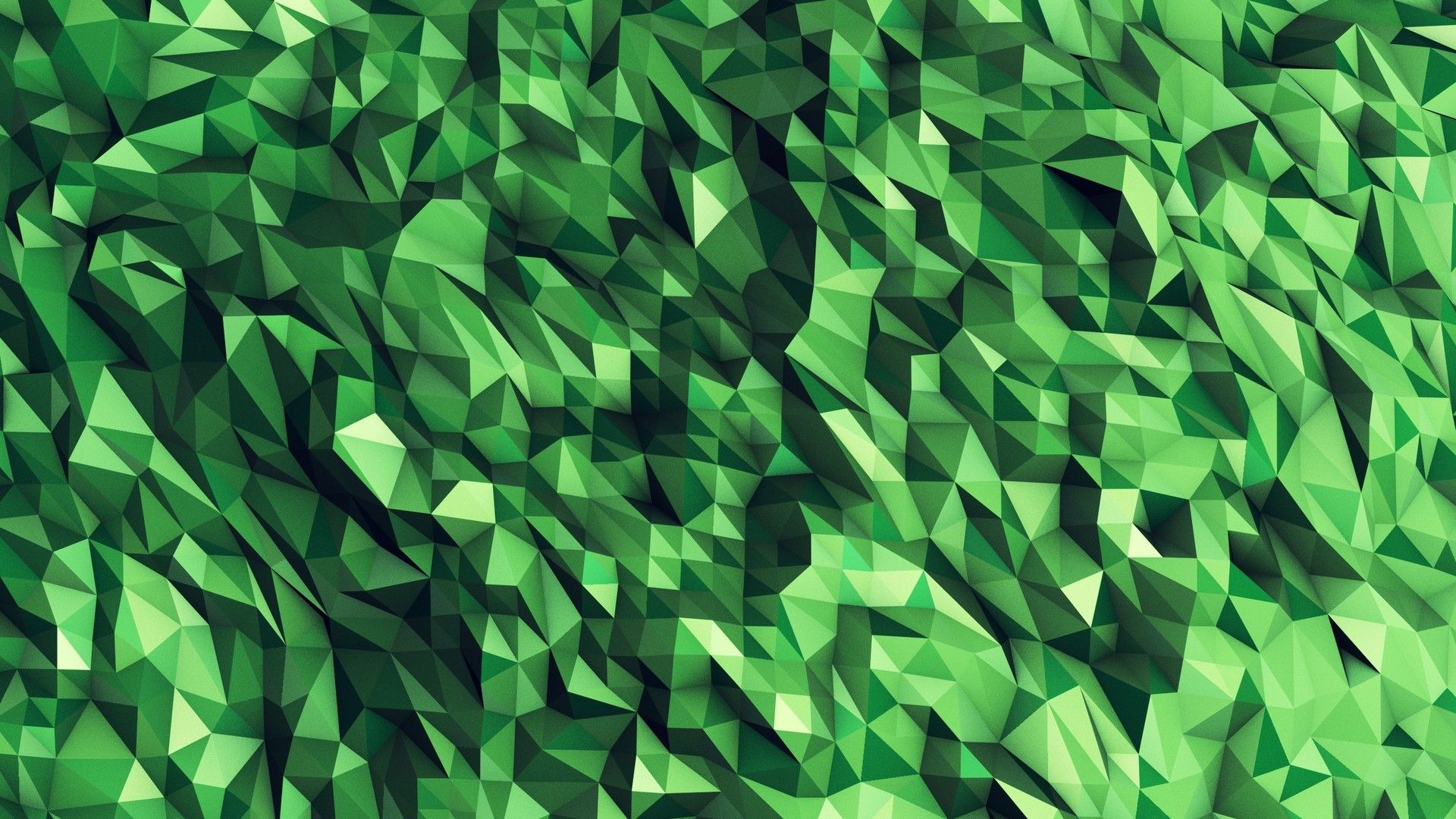Polygon Green Wallpaper Free Polygon Green Background