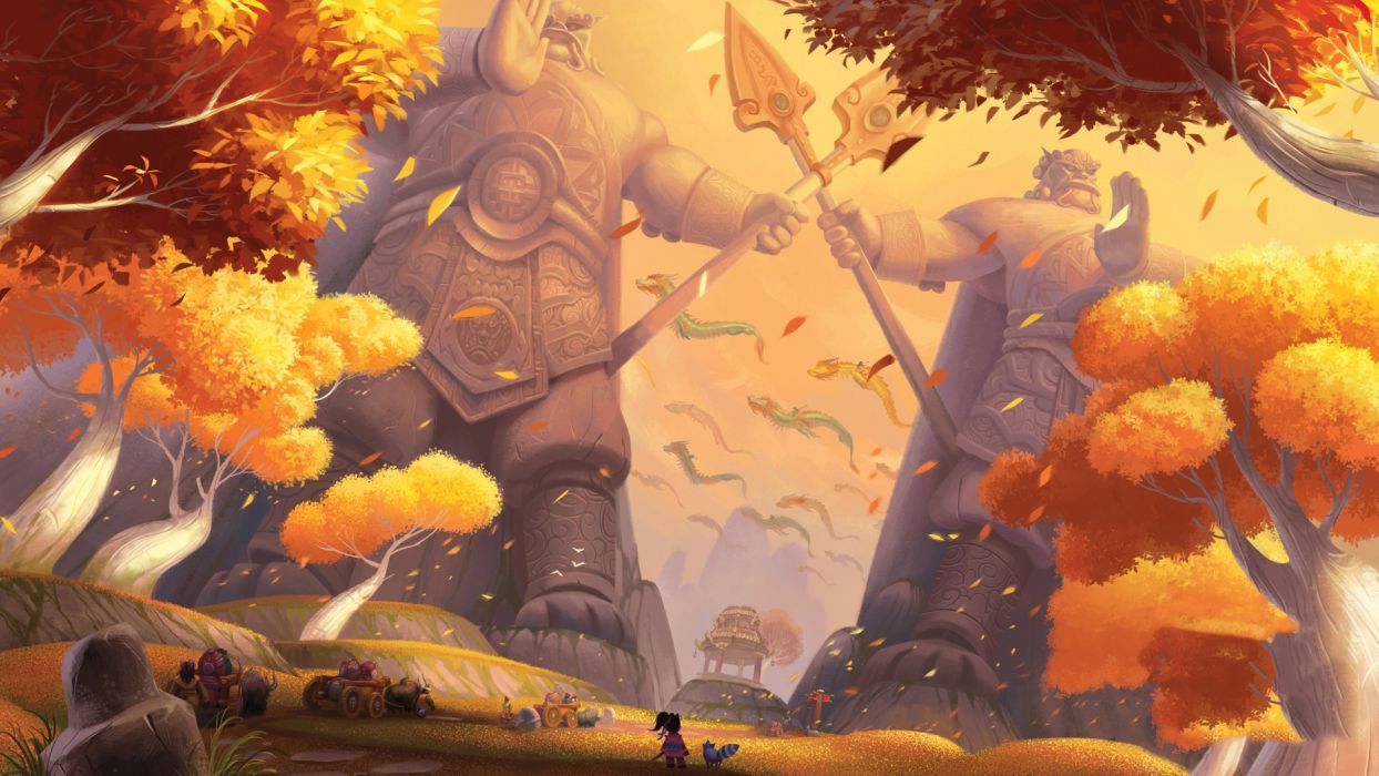 World of Warcraft World of Warcraft: Mists of Pandaria game wallpaperx1080