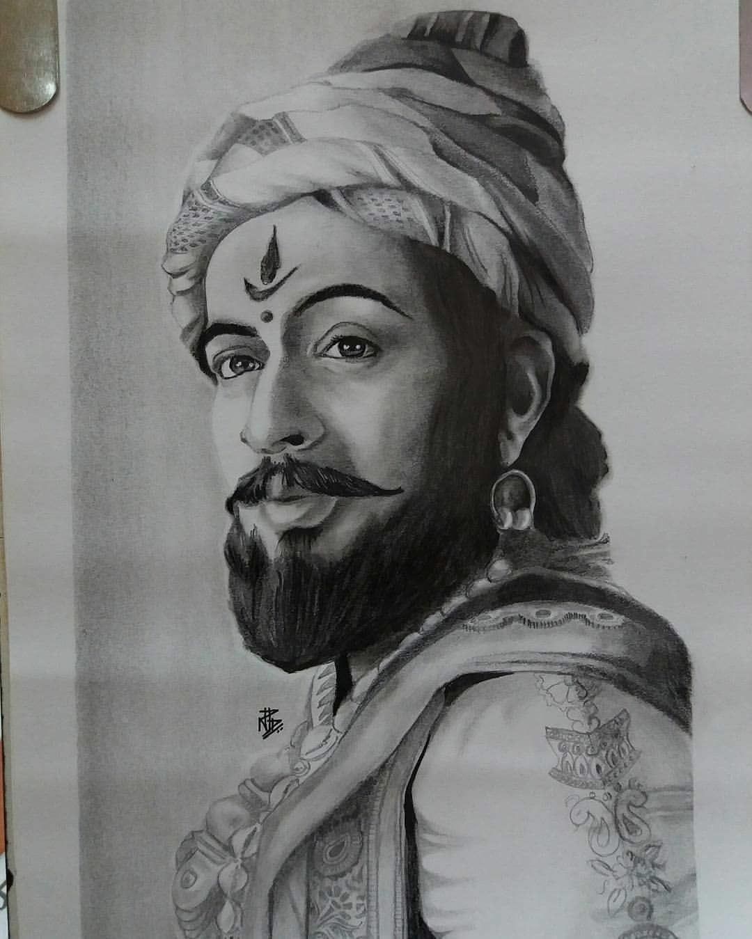 Shivaji Maharaj Line Art Drawing || छत्रपति शिवाजी महाराज जी का चित्र बनाना  सीखें || @WowArtAcademy - YouTube