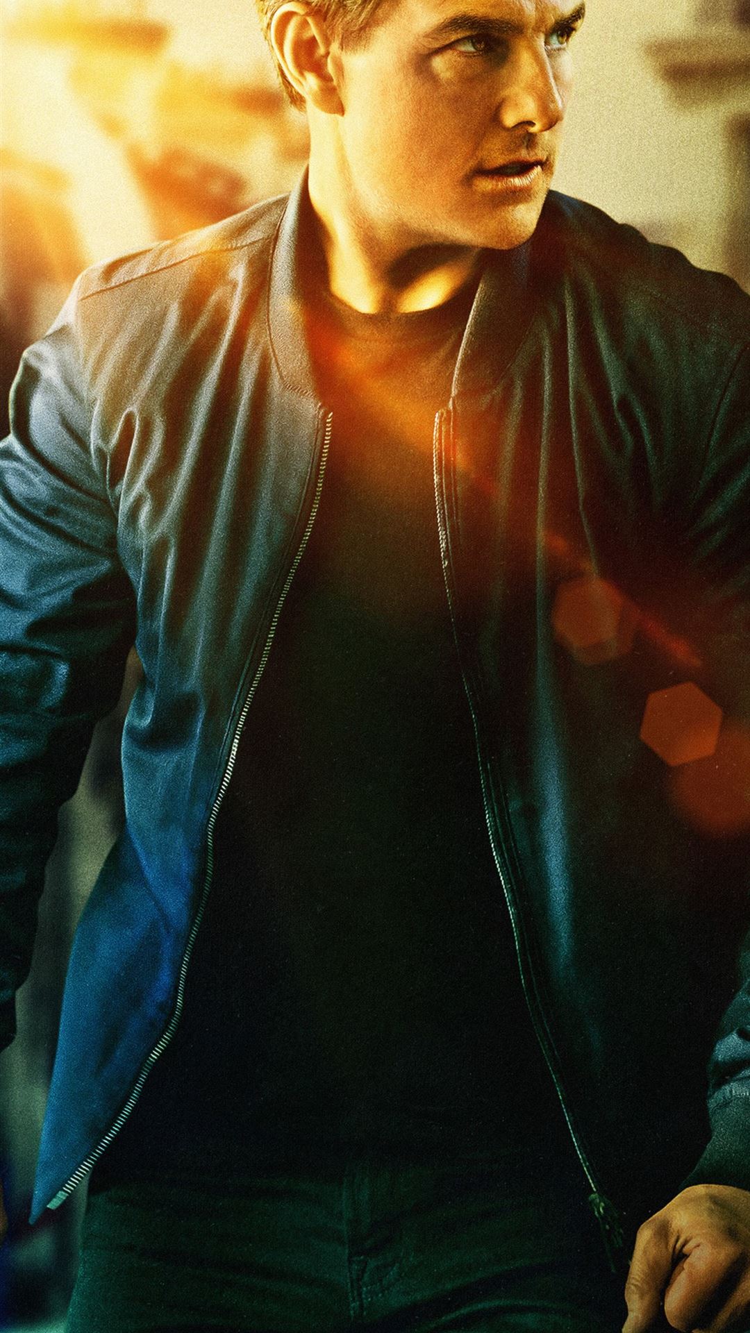 Tom Cruise As Ethan Hunt In Mission Impossible Fal. iPhone Wallpaper Free Download