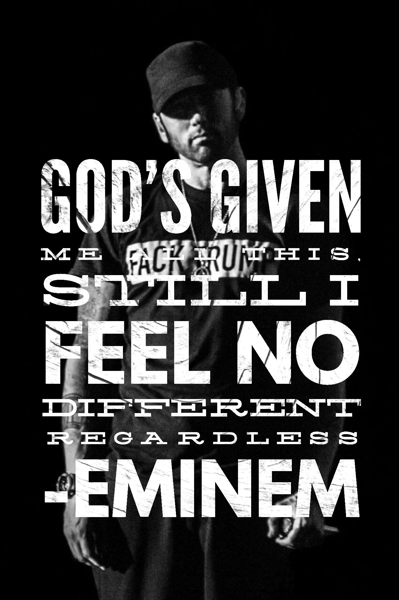 Eminem • Walk on Water (ft. Beyonce). Eminem quotes, Eminem lyrics, Inspirational lyrics