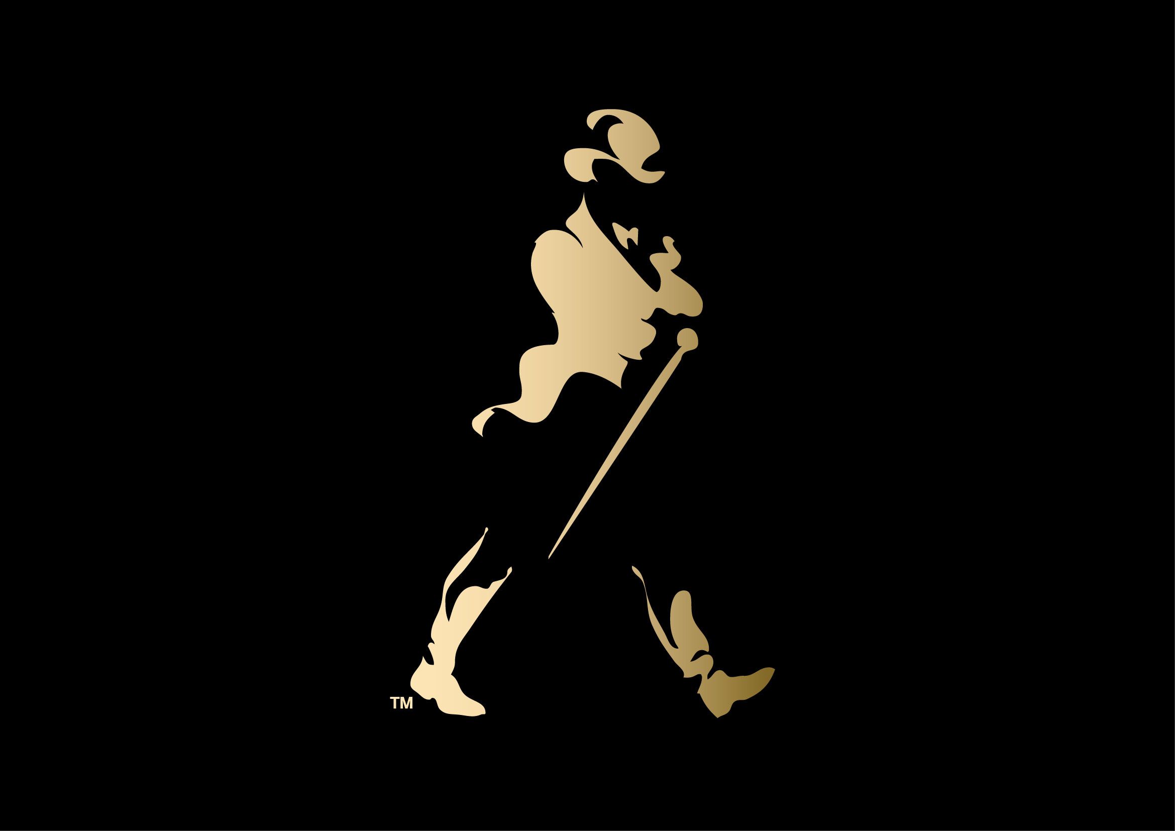 Johnnie Walker, Striding Man Logo Wallpaper. Walker wallpaper, Johnnie walker, Johnnie walker logo