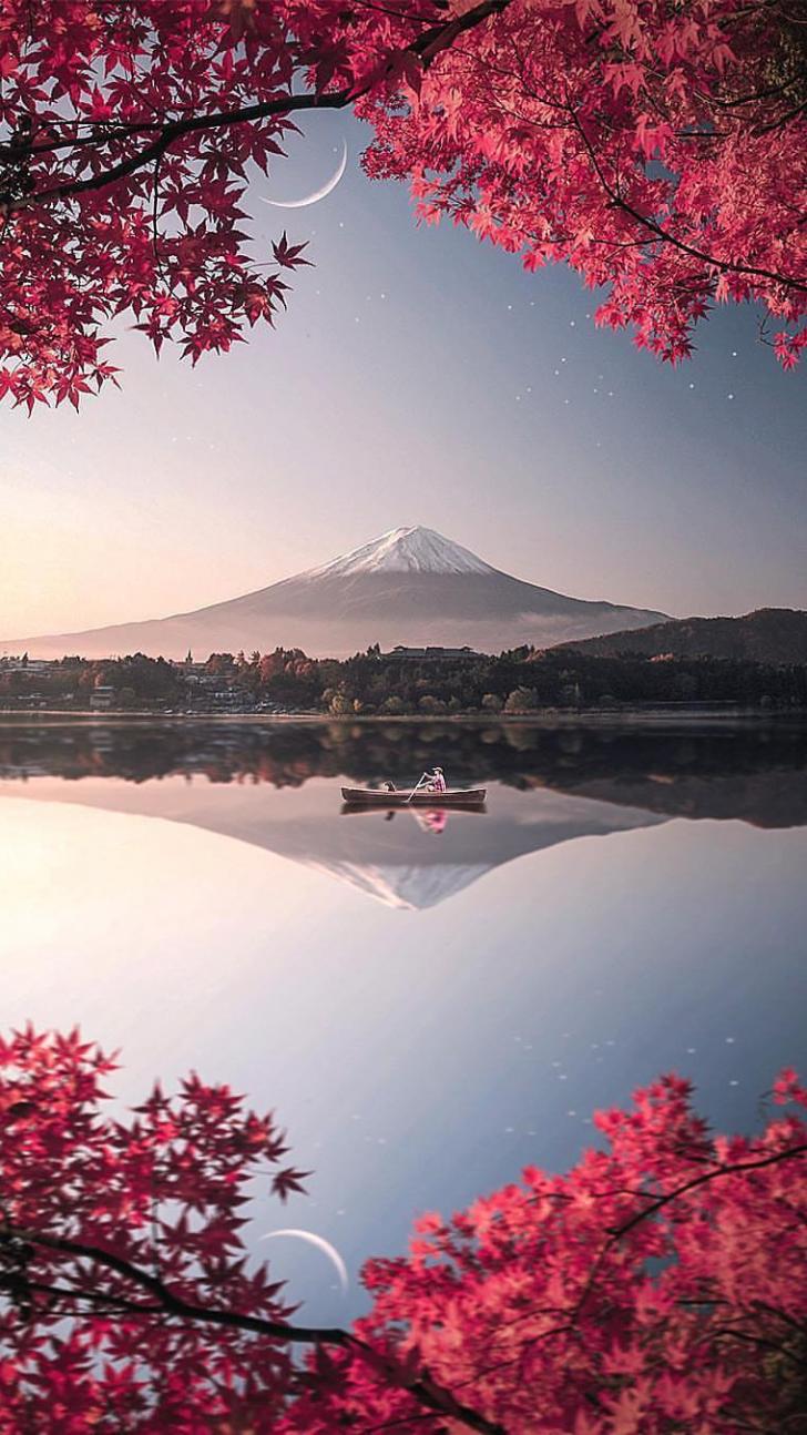 Wallpaper HD: Japan, Mount, Fuji, Nature, iPhone, Wallpaper, iPhone