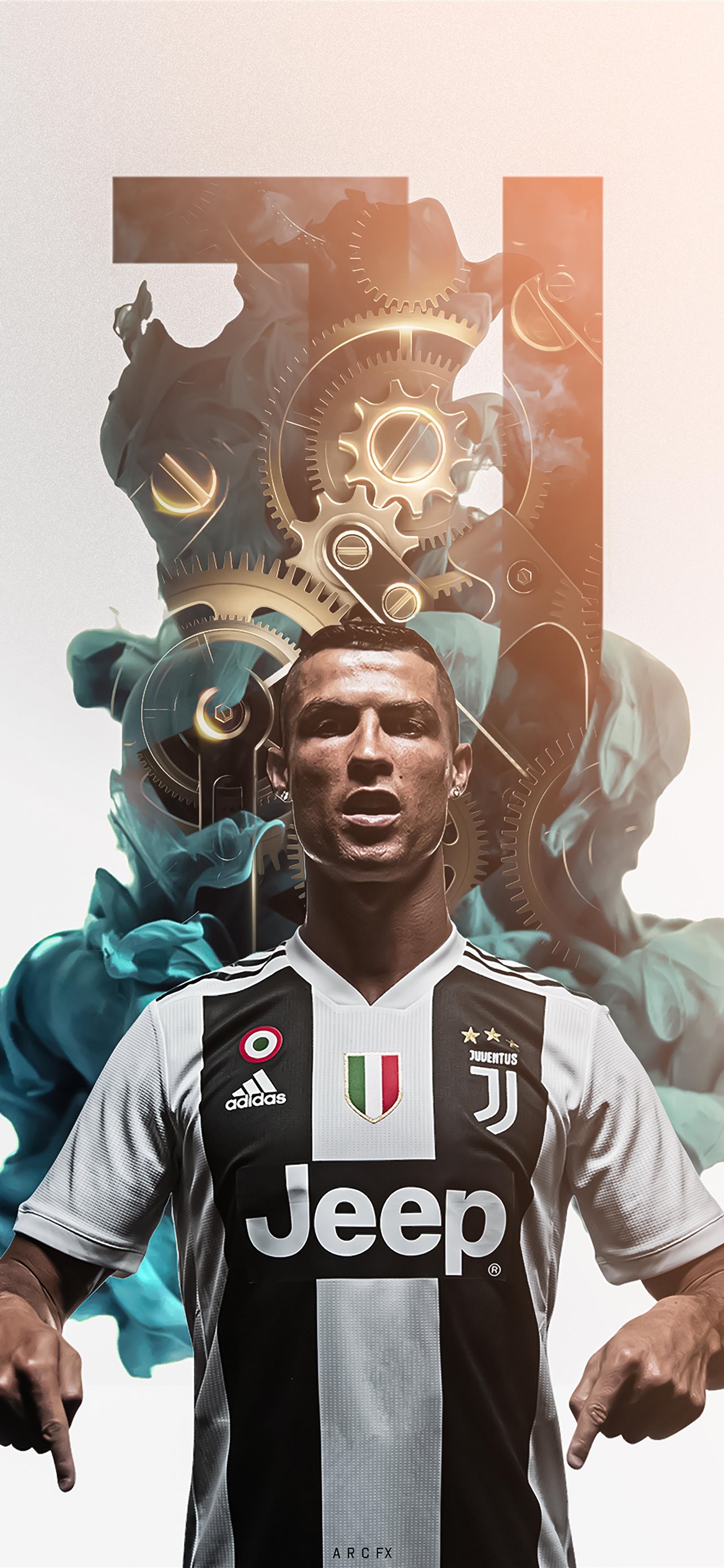 Download Juventus Jeep Jersey Ronaldo iPhone Wallpaper