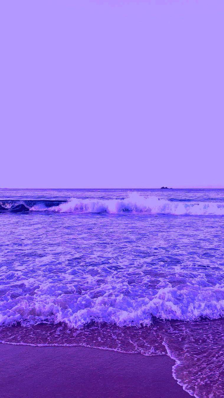 Purple Ocean, Sea, Beach Wallpaper Free Download